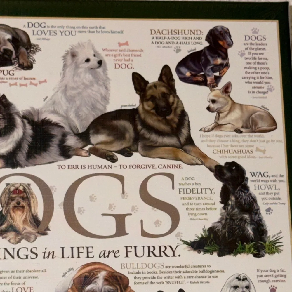 Cobb Hill by New Balance Dog Breeds Puzzle - Multicolor NEW Sealed